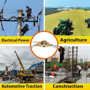 ตัวดึงสายเคเบิลวงล้อ JX-10 1Ton พร้อมตะขอ3อันสำหรับการใช้งานที่คดเคี้ยว - Product Image 6