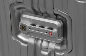 ผู้ผลิตที่กำหนดเองกระเป๋าเดินทางอลูมิเนียมฮาร์ดเชลล์เดินทางรถเข็นดำเนินการในธุรกิจกระเป๋า - Product Image 2