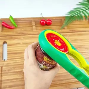 Factory Outlet Gadget Utensils Multifunction 4 in 1 Easy to Use Bottle Lid Kitchen Items Tools Opener for Jars and Bottles