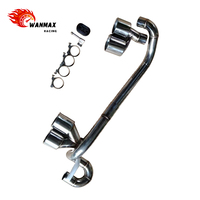 Système d'échappement Catback en acier inoxydable pour BMW E60 520i 523i 525i 528i 530i, style pare-chocs M5, avec doubles embouts de silencieux