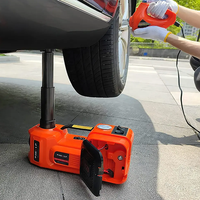 Kit de Gato Hidráulico Eléctrico para Automóvil de 5 Toneladas y 12V con Inflador de Neumáticos, Gatos Eléctricos para Automóvil de 5T y 12V