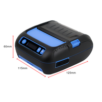 Printer kuitansi kode batang termal ponsel 3 inci mesin Printer Mini 80mm Printer saku genggam portabel produsen POS