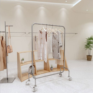Roupas <span class=keywords><strong>Display</strong></span> Stand Personalizado durável vestuário portátil piso pano <span class=keywords><strong>Display</strong></span> Racks para lojas <span class=keywords><strong>Display</strong></span> Racks para roupas - Product Image 3