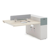 Postes de travail modernes pour bureaux, bureaux informatiques de luxe, tables de séparation pour employés, ensemble de mobilier de direction, vente en gros d'usine