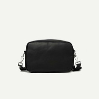 Mini sacs à main en cuir PU noir pour femme, sac à bandoulière matelassé avec porte-monnaie pour femme