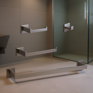 ชุดอุปกรณ์ห้องน้ำดีไซน์ทันสมัย DB ผลิตจากสแตนเลส ติดผนัง ดีไซน์ร่วมสมัย สำหรับโรงแรม - Product Image 2