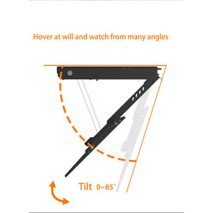 CHARMOUNT Control remoto Automático Eléctrico Motorizado Abatible Techo inclinado Montaje de <span class=keywords><strong>TV</strong></span> - Product Image 2