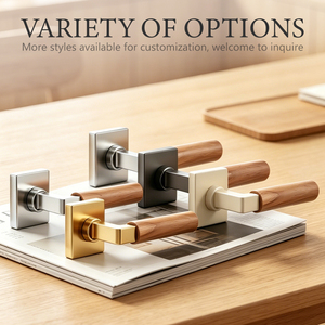 Tianyi High Quality <b>Square</b> Privacy Keyless Entry Zinc Alloy Door Locks Set for Home Hotel Office Bathroom Toilet - Product Image 2