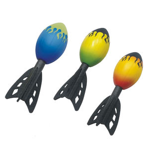Pelota antiestrés de espuma de PU, bola suave para apretar con logo y color personalizado, con forma de cohete volador y cohete volador - Product Image 1