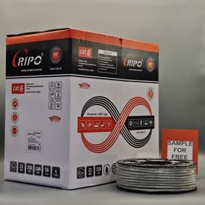 สายเคเบิล UTP CAT5e แบบแข็ง CCA สำหรับภายในอาคาร ขนาด 23AWG 0.53 มม. 0.55 มม. 0.57 มม. - Product Image 2