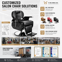 Fauteuils de Barbier Professionnels Personnalisés Très Confortables pour Salons de Coiffure et Esthétique – Vente en Gros