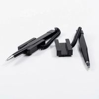 Stylo bille personnalisé avec logo, ventouse et chaîne anti-perte, idéal pour le bureau et les cadeaux d'affaires