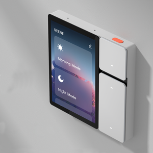 Interruptor de luz de pared inteligente con pantalla de visualización de 3,5 pulgadas KLASS Smart Home con control central WIFI IR por la aplicación Tuya <span class=keywords><strong>Google</strong></span> Home - Product Image 5