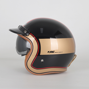 Mũ bảo hiểm xe máy cổ điển, kiểu mở mặt, kính chắn gió, kính bảo hộ, mũ bảo hiểm xe tay ga, mũ bảo hiểm 3/4, mũ bảo hiểm cổ điển Casco Moto - Product Image 2