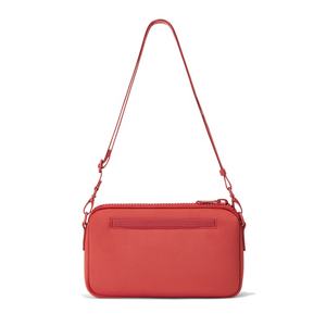 حقيبة هاتف محمول كروس بودي للنساء من النيوبرين قابلة للتعديل ، حمالة كتف عصرية مع سحاب إغلاق وتزيين بحروف - Product Image 2