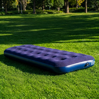 Matelas Gonflable de Camping Individuel en Gros, Épaisseur 22 cm, Lit d'Air Portable Pliable avec Pompe Intégrée, Anti-Humidité