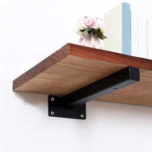Stainless Steel Shelf Support <b>Bracket</b> Wall Mount Heavy Duty Modern Simple Design For Shelving Unit - Product Image 1