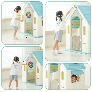 Tente de jeu pliable pour enfants et maisonnette pour garçons et filles, jeu de rôle intérieur/extérieur, bébé, tout-petit, enfants, maternelle, maison - Product Image 6