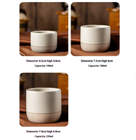 Offre Spéciale – Tasses en Céramique 100ml, 180ml, 230ml – Personnalisables avec Divers Designs – Tasses à Espresso en Argile du Moyen-Orient – Tasses à Thé en Céramique Colorées