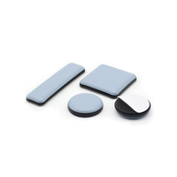 Lourd rond 25mm plastique Ptfe adhésif jambe protecteur meubles chaise glisse curseur tapis mobiles