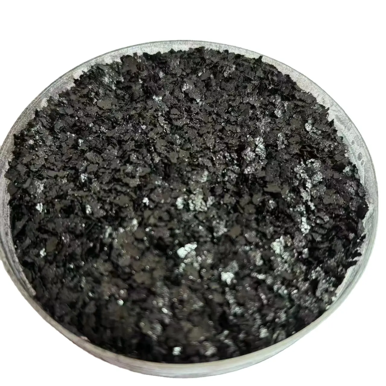 Organic certified potassium humate flake with humic acid content 65% customizable factory price