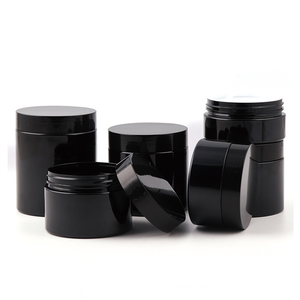 Frascos <span class=keywords><strong>de</strong></span> plástico con tapa para <span class=keywords><strong>pintura</strong></span>, color ámbar, negro, vacío, lateral recto, 50g, 80g, 100g, 120g, 150g, 180g, 200g, boca ancha, venta al por mayor - Product Image 3