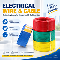 Câble électrique en cuivre pur isolé PVC H05V 300/500V pour connexion domestique fiable