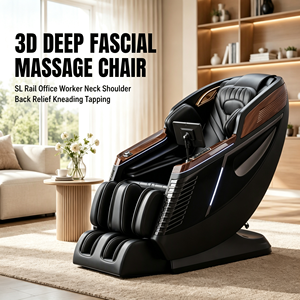 3D Deep Fascial Chair Rail Office Worker <b>Neck</b> Shoulder Back Relief Kneading Tapping Shiatsu Home Use - Product Image 1