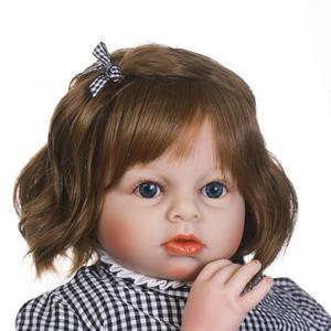Muñeca <span class=keywords><strong>de</strong></span> Silicona <span class=keywords><strong>de</strong></span> Simulación <span class=keywords><strong>de</strong></span> Niña Pequeña <span class=keywords><strong>para</strong></span> Primer Cumpleaños, Modelo <span class=keywords><strong>de</strong></span> Ropa, Accesorio <span class=keywords><strong>de</strong></span> Fotografía, Vestido Estilo Occidental Europeo <span class=keywords><strong>para</strong></span> Bebé Reborn - Product Image 5