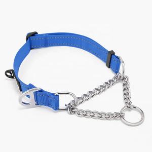 Collier antidérapant limité approuvé par l'entraîneur, collier pour chien Martingale robuste avec chaîne en acier inoxydable - Product Image 1