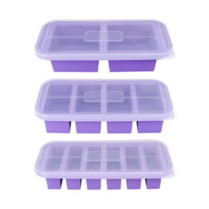 Nouveau design de bouillon de sauce à soupe restes de <span class=keywords><strong>silicone</strong></span> grand <span class=keywords><strong>bac</strong></span> à glaçons pour aliments congelés moule à soupe <span class=keywords><strong>avec</strong></span> <span class=keywords><strong>couvercle</strong></span> - Product Image 5