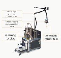 Machine de distribution automatique de colle AB à deux composants avec dosage proportionnel et bras robotisé