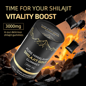 Gomitas de Shilajit del Himalaya Puro OEM, Gomitas de Shilajit del Himalaya Naturales Originales, Suplementos Herbales de Oro de 3000 mg, 60 Gomitas - Product Image 5