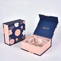 Boîte d'emballage en carton rigide magnétique de taille personnalisée, recyclable, luxe, pliable, avec couvercle magnétique