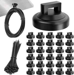 Clips organisateurs <span class=keywords><strong>de</strong></span> câbles magnétiques, enrouleurs <span class=keywords><strong>de</strong></span> fils, supports <span class=keywords><strong>de</strong></span> cordon, protecteurs <span class=keywords><strong>de</strong></span> câbles, gestionnaires <span class=keywords><strong>de</strong></span> fils, aimants en néodyme recouverts <span class=keywords><strong>de</strong></span> caoutchouc - Product Image 3