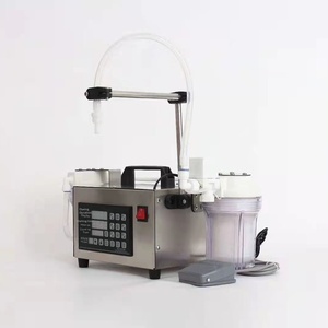 Machine de remplissage de liquides CHINCAN, petite, pour spiritueux, eau, boissons, lait, à double tête, remplissage quantifié contrôlé - Product Image 2