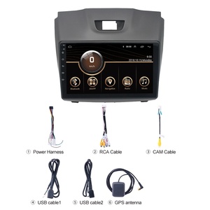 Radio Multimedia con GPS para coche, Radio con reproductor DVD, Android, navegador, para Isuzu DMAX, <span class=keywords><strong>Chevrolet</strong></span> <span class=keywords><strong>S10</strong></span>, <span class=keywords><strong>2015</strong></span>, 2016, 2017, 2018 - Product Image 6