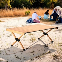 Meilleure vente : Table de camping pliante en aluminium, moderne, portable et ultralégère pour pique-nique en extérieur