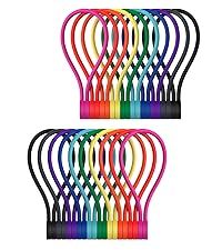 JIAEN Fascette Magnetiche in Silicone Riutilizzabili e Sganciabili da 18cm, 19cm, 11cm, Organizzatore Smart per Casa, Ufficio e Cucina - Product Image 6