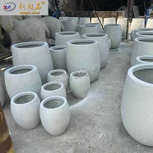Macetas de Cemento Nuevas Magic Stone Grc, Blancas, 550X680, 400XH500, 280XH355, Macetas de Cemento para Interior y Exterior - Product Image 4