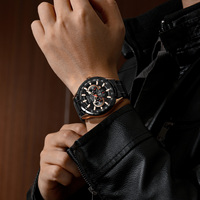 Jam Tangan Mewah Gohuos 6003 Terbaru Tahan Air Quartz untuk Pria Wanita Reloj Para Hombre Montre Homme Set Kotak Tas