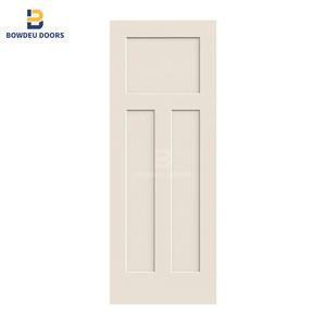 30 pulgadas X 80 en 6 Panel Colonist Imprimado mano derecha texturizada núcleo sólido moldeado compuesto MDF puerta Interior precolgada única - Product Image 2