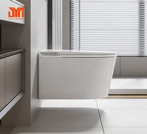 <span class=keywords><strong>Toilette</strong></span> intelligente murale avec <span class=keywords><strong>chasse</strong></span> <span class=keywords><strong>d</strong></span>'<span class=keywords><strong>eau</strong></span> et séchage intégrés, réservoir <span class=keywords><strong>d</strong></span>'<span class=keywords><strong>eau</strong></span> intégré, drainage mural suspendu pour lavabo et salle de bain - Product Image 2