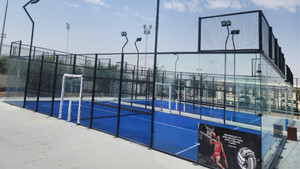 Costo de pista de Pádel Ventas calientes Mejor precio pista de pádel <span class=keywords><strong>cancha</strong></span> panorámica completa - Product Image 2