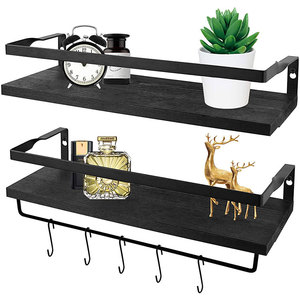 Wall Shelf Metal Wood Wall Shelf Wall Shelf Hanging Storage Furniture Metal Antique Industrial Vintage Rustic Solid Wood Mounted Wall Floating Shelves For Wall