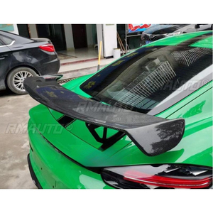 สปอยเลอร์หลังคาร์บอนไฟเบอร์แท้สำหรับรถยนต์ Porsche 718 981 987 GT4 รุ่นปี 2021-2024 แบบ GT4 - Product Image 4