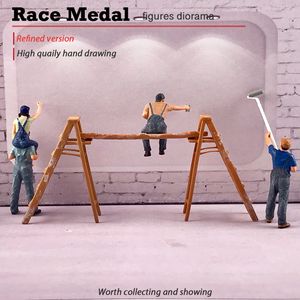 1:64 1/87 conjunto completo <span class=keywords><strong>de</strong></span> figuras <span class=keywords><strong>de</strong></span> <span class=keywords><strong>acción</strong></span> <span class=keywords><strong>de</strong></span> escena <span class=keywords><strong>de</strong></span> modelo congelado resina plástico Micro-shot Macro regalo muñeca resina pintura plástica Graffiti - Product Image 2