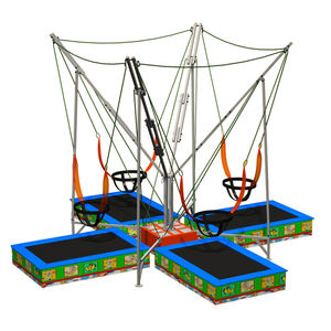 ธุรกิจขายร้อนกลางแจ้งยูโรสแตนเลส4 In 1 <span class=keywords><strong>Bungy</strong></span> กระโดดบันจี้จัมแทรมโพลีนที่มีเชือกสำหรับเด็ก - Product Image 2