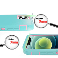MOQ 500 Étui de téléphone robuste résistant aux chocs pour iPhone 16 16 Pro 16 Pro Max 15 14 Étui de protection avec clip de ceinture