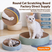 Papan Garukan Kucing Grosir dari Karton Bergelombang, Alas Garukan Kucing yang Tahan Lama, Mainan Garukan Kucing, Tersedia Logo Kustom OEM